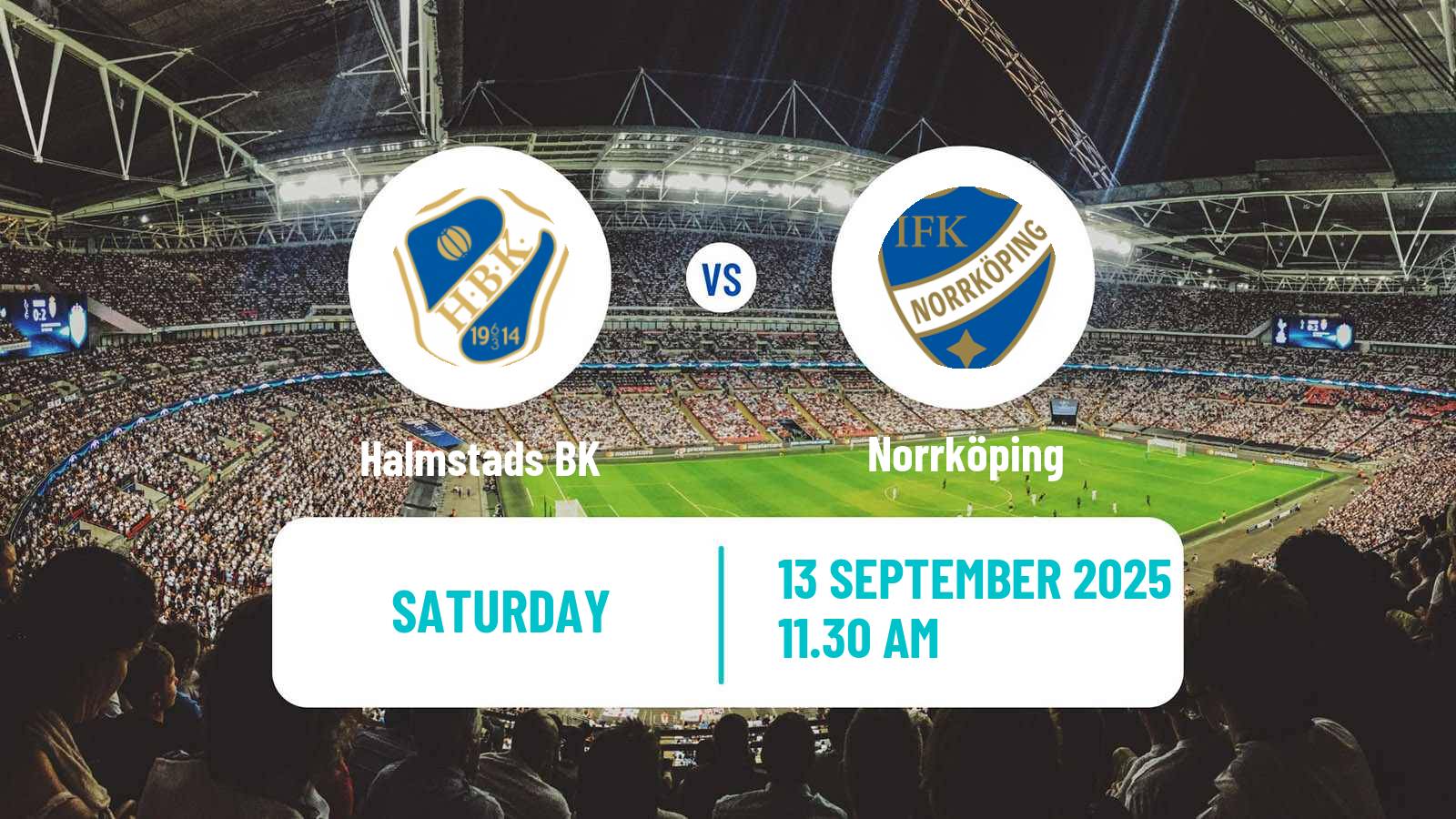 Soccer Swedish Allsvenskan Halmstad - Norrköping