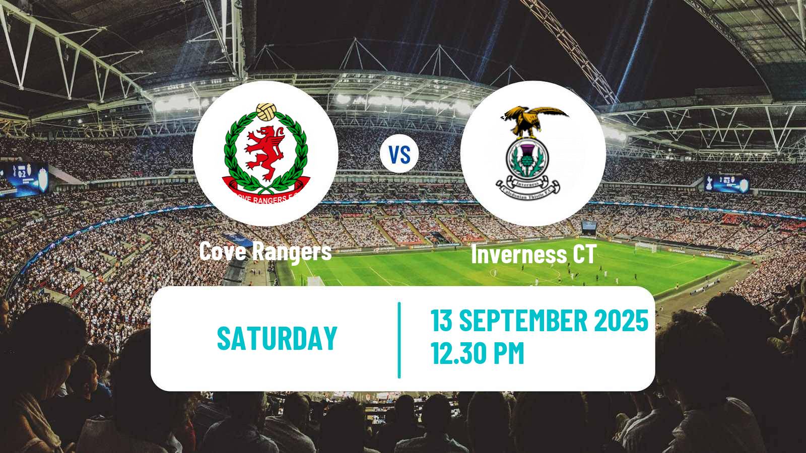 Soccer Scottish League One Cove Rangers - Inverness