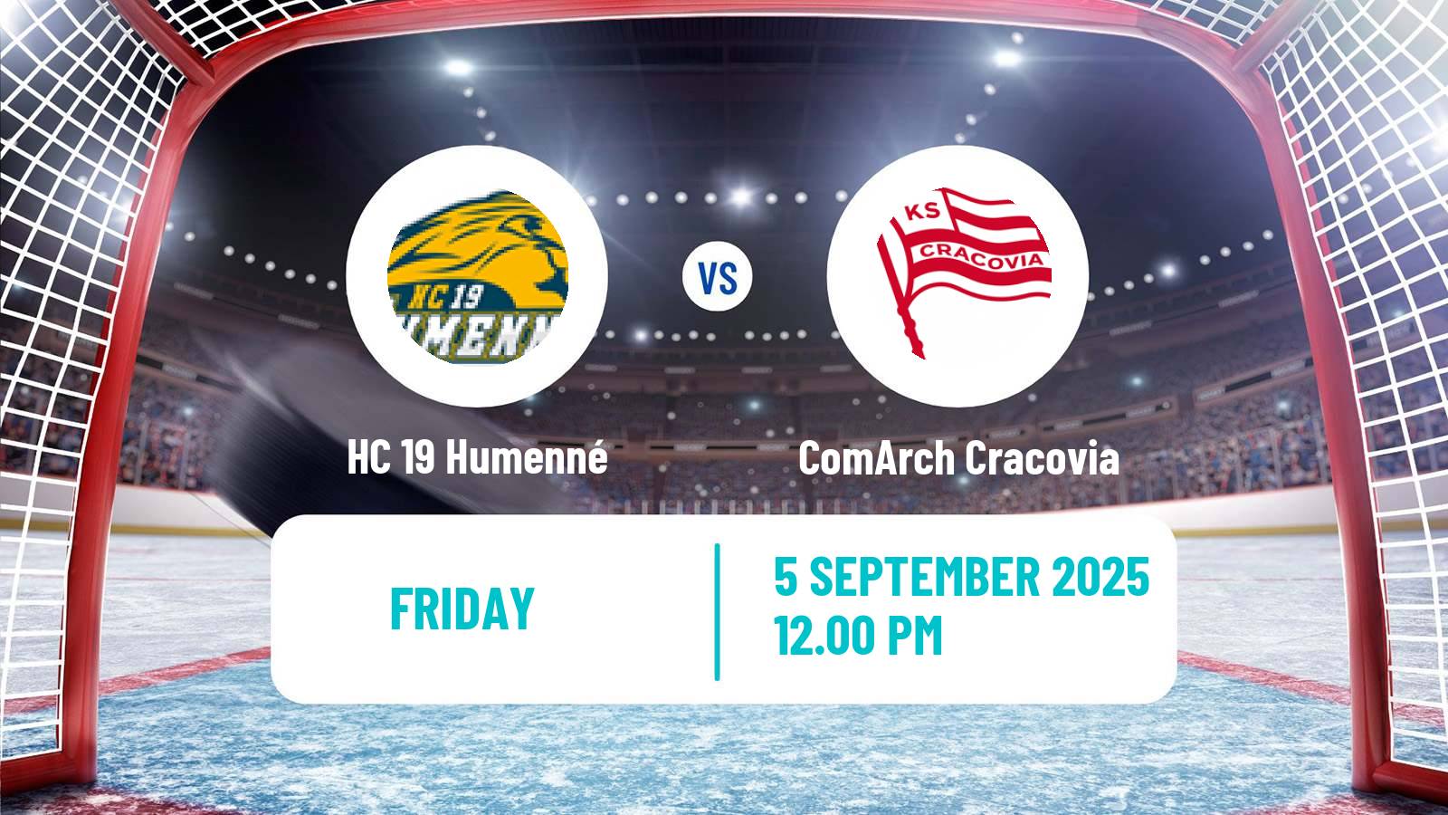 Hockey Club Friendly Ice Hockey HC 19 Humenné - ComArch Cracovia