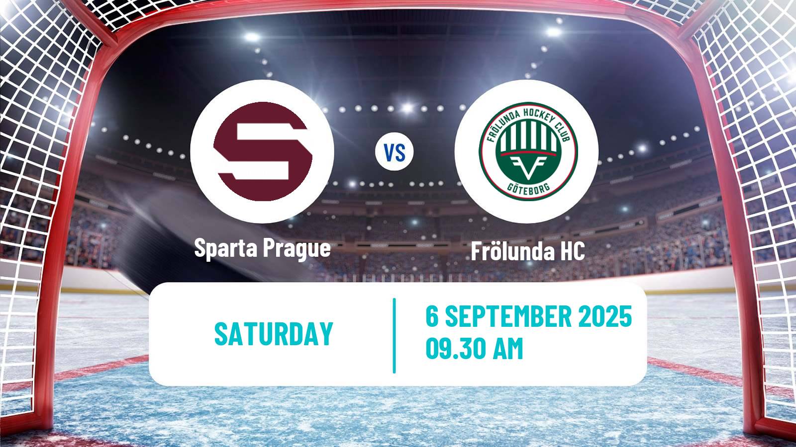 Hockey Champions League Ice Hockey Sparta Prague - Frölunda