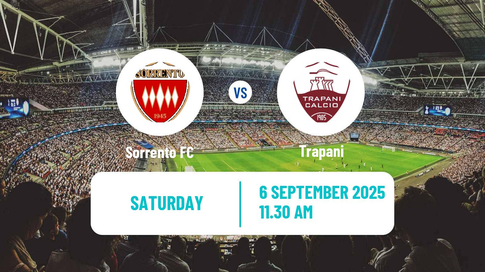 Soccer Italian Serie C Group C Sorrento - Trapani