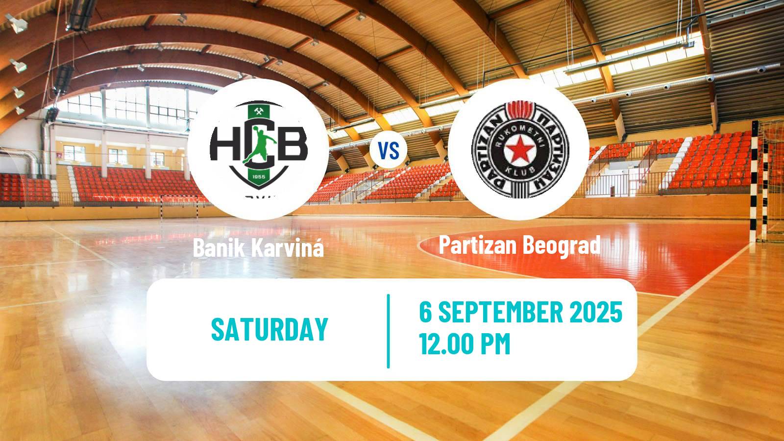 Handball EHF European League Banik Karviná - Partizan Beograd