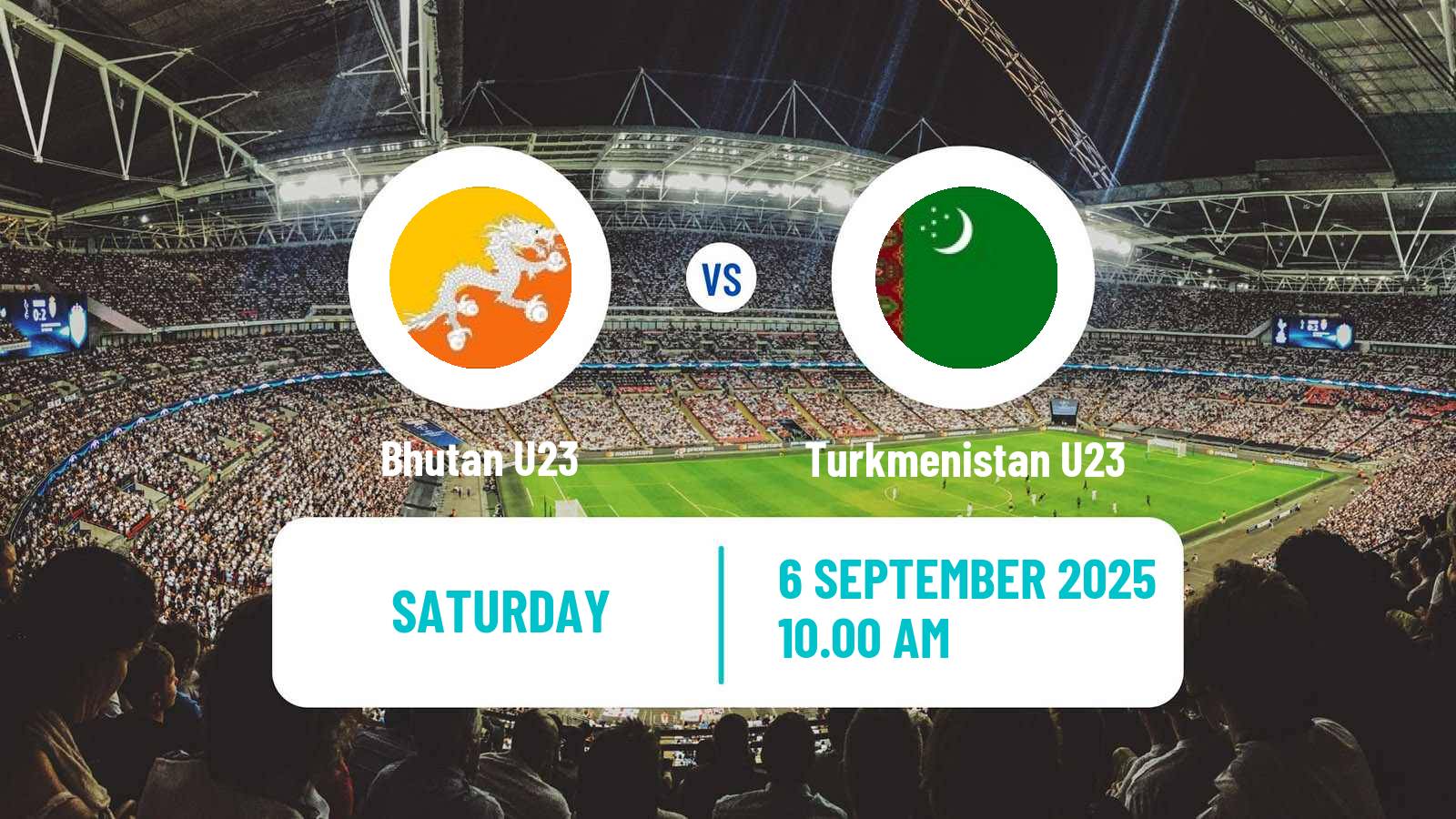 Soccer AFC Asian Cup U23 Bhutan U23 - Turkmenistan U23