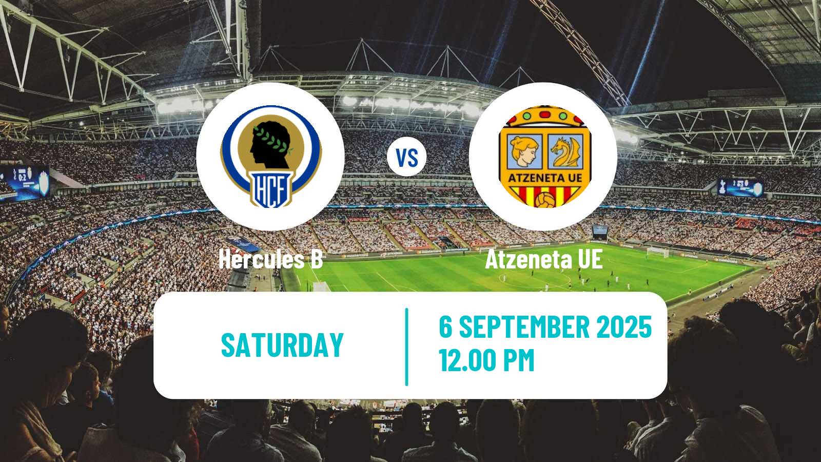 Soccer Spanish Tercera RFEF - Group 6 Hércules B - Atzeneta