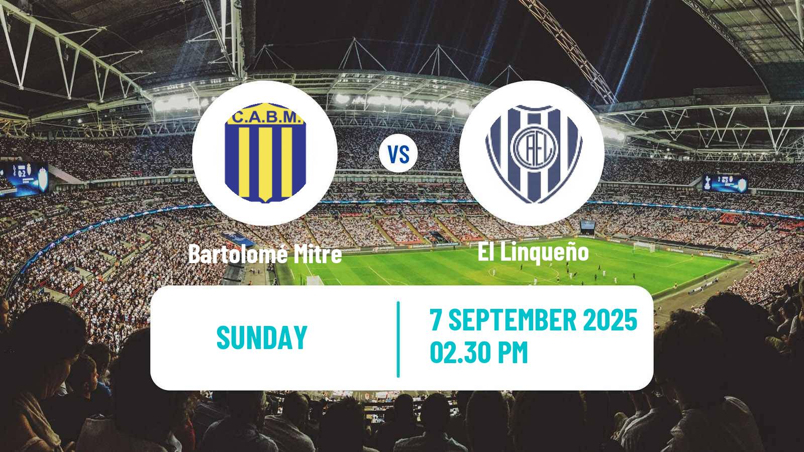 Soccer Argentinian Torneo Federal Bartolomé Mitre - El Linqueño