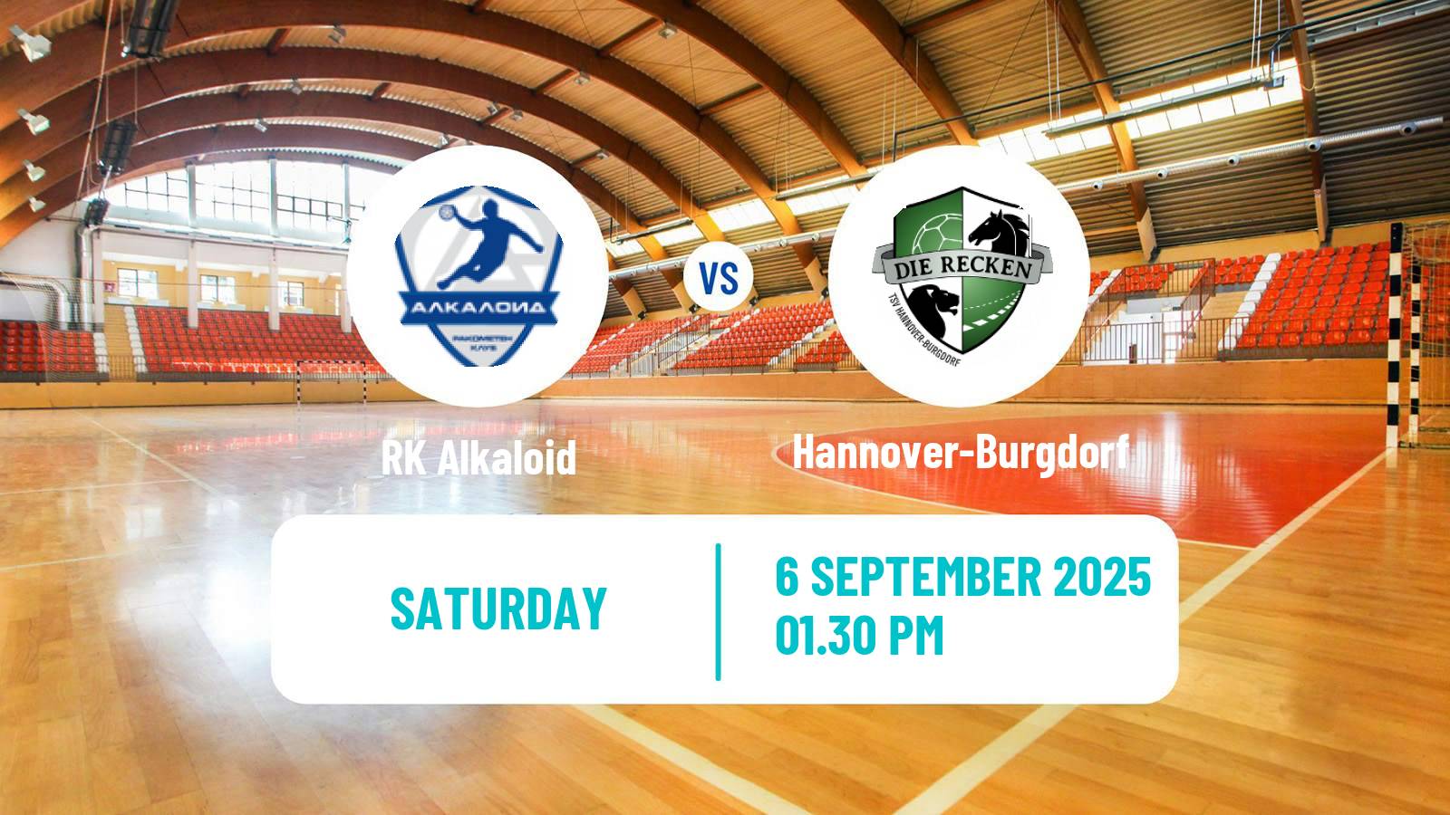 Handball EHF European League Alkaloid - Hannover-Burgdorf