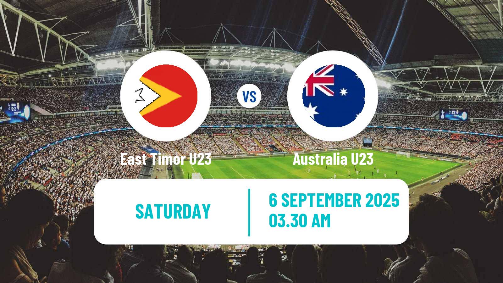 Soccer AFC Asian Cup U23 East Timor U23 - Australia U23