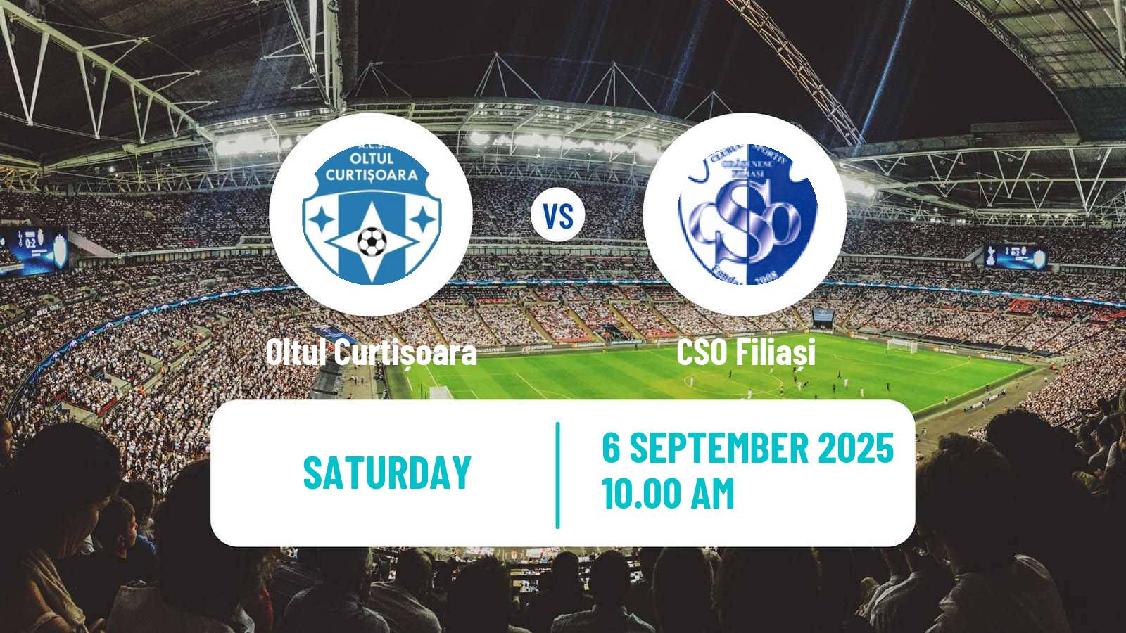 Soccer Romanian Liga 3 - Seria 5 Oltul Curtișoara - Filiași
