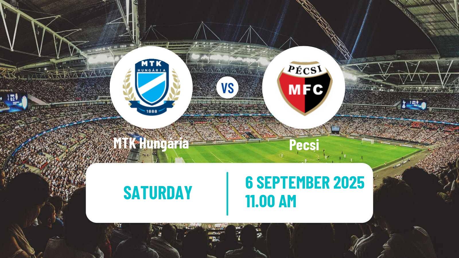 Soccer Hungarian NB I Women MTK Hungária - Pecsi