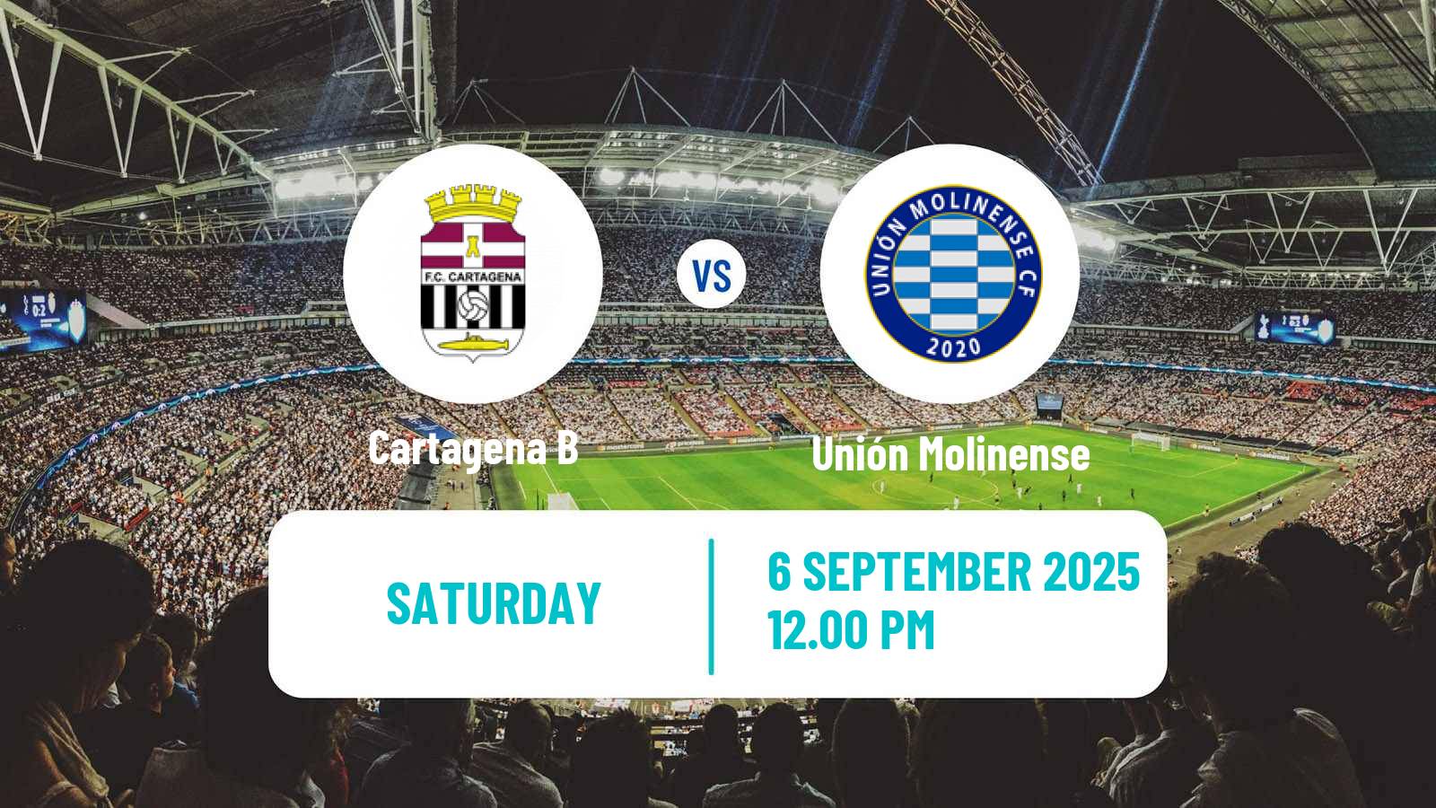 Soccer Spanish Tercera RFEF - Group 13 Cartagena B - Unión Molinense