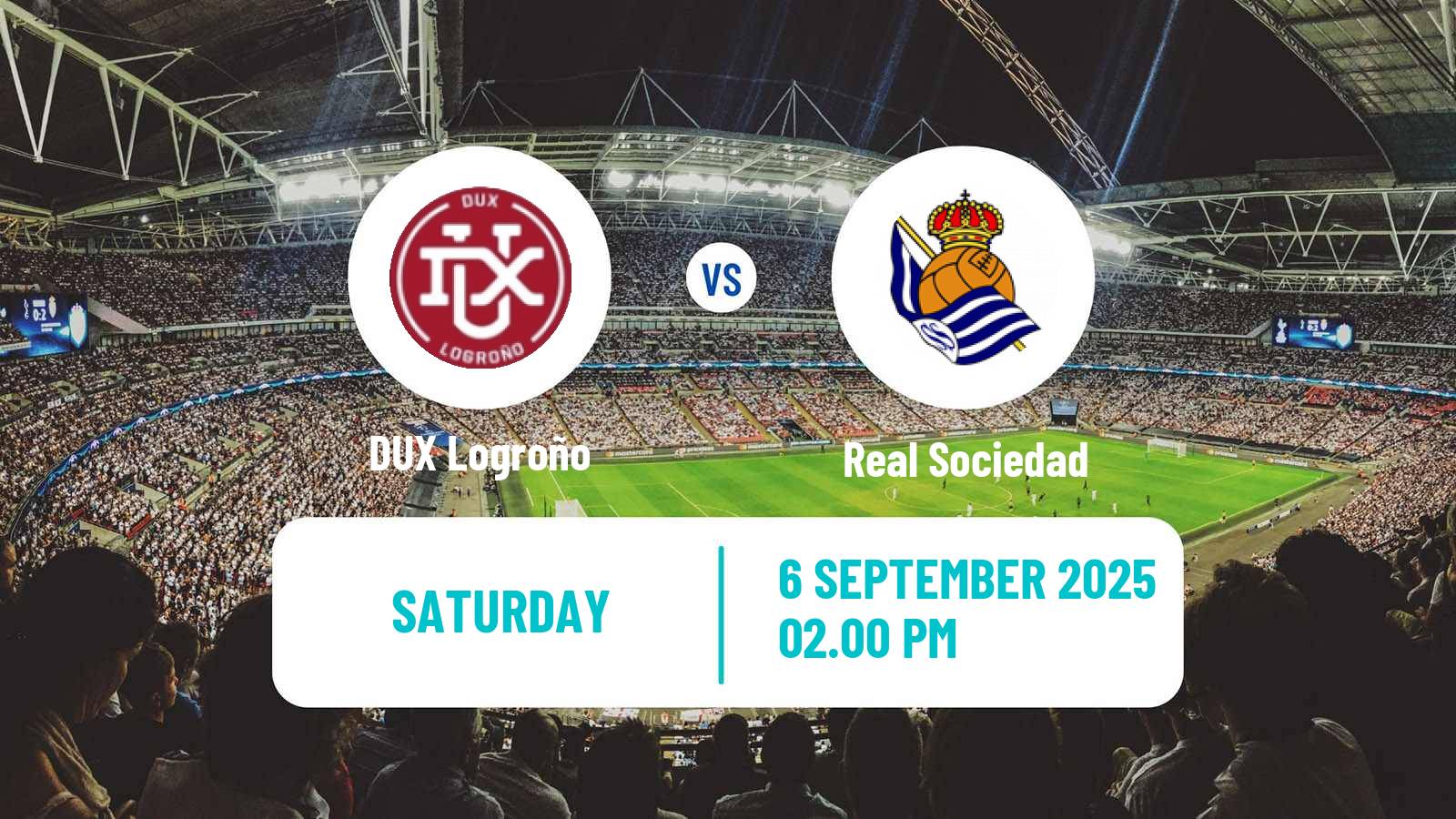 Soccer Spanish Primera División Women DUX Logroño - Real Sociedad
