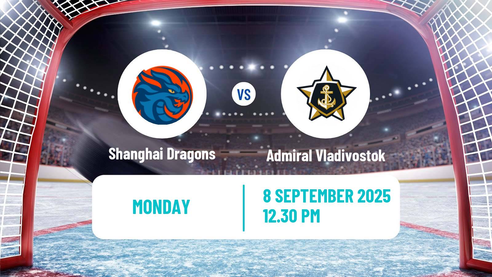 Hockey KHL Shanghai Dragons - Admiral Vladivostok