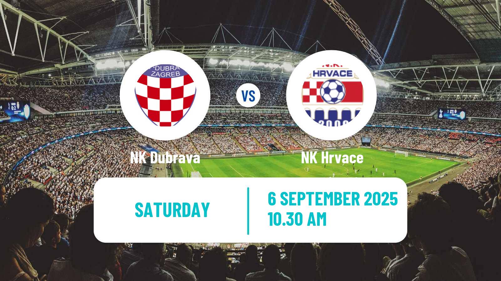 Soccer Croatian Prva NL Dubrava - Hrvace