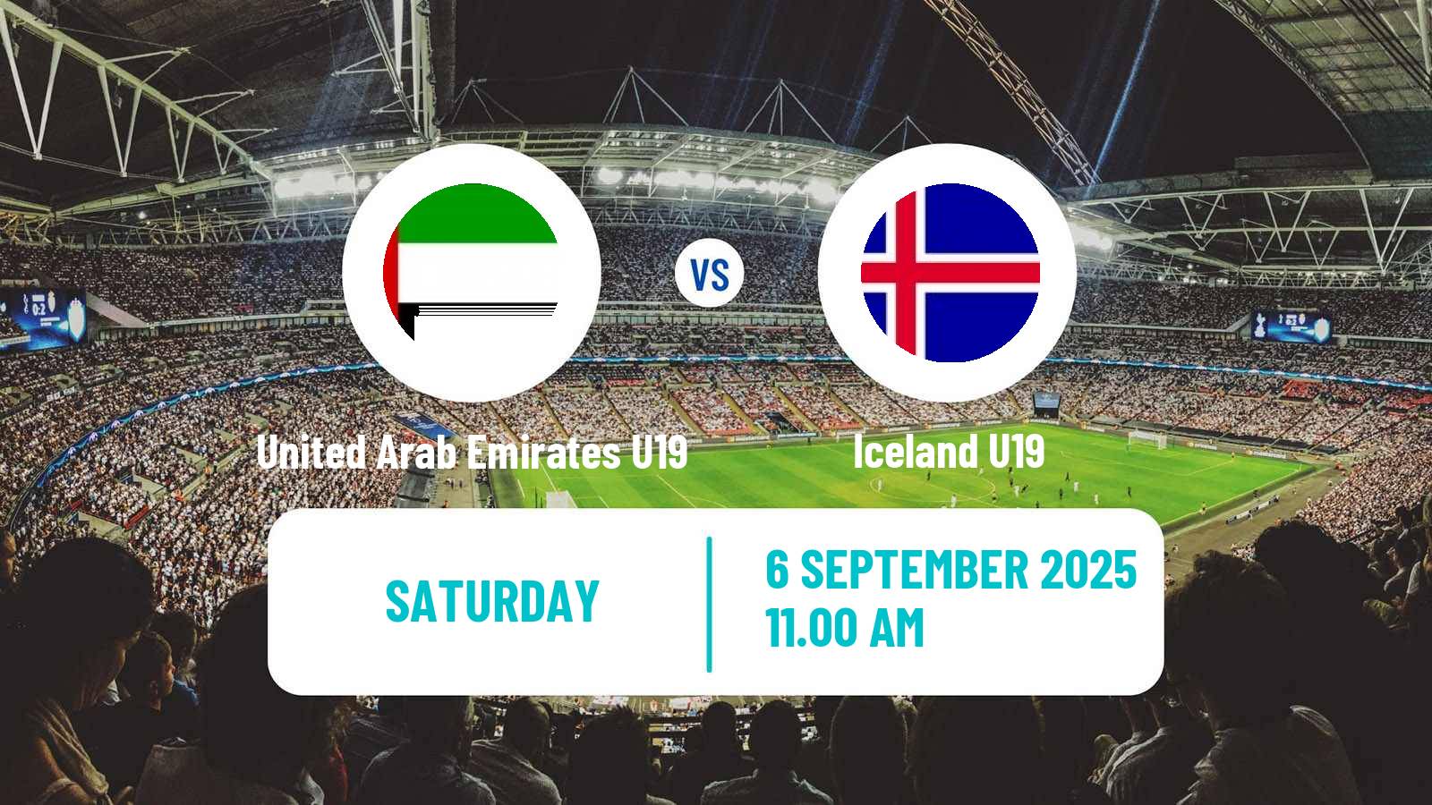 Soccer Friendly United Arab Emirates U19 - Iceland U19