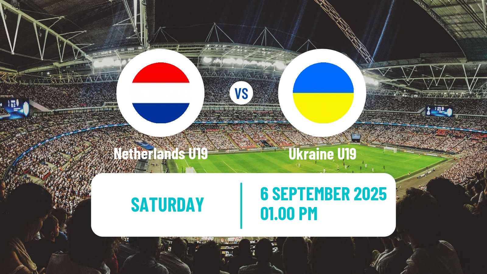 Soccer Friendly Netherlands U19 - Ukraine U19