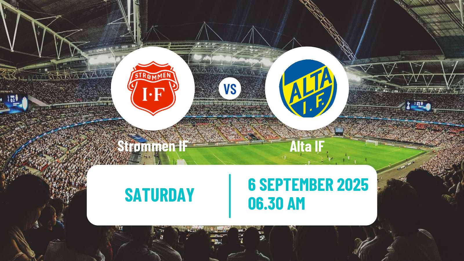 Soccer Norwegian Division 2 - Group 2 Strømmen - Alta