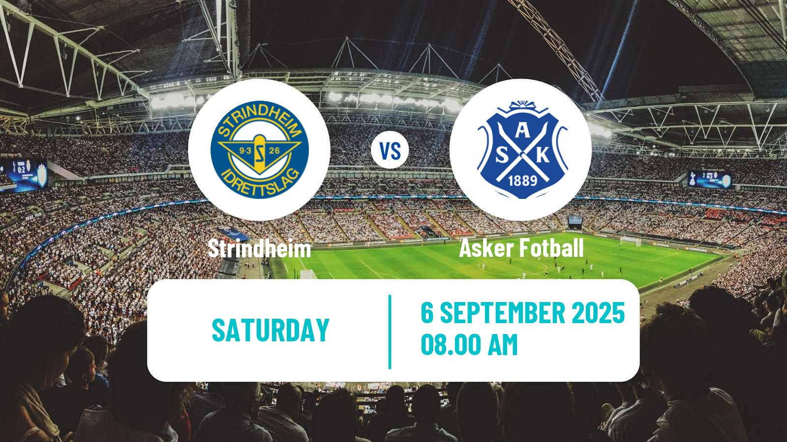 Soccer Norwegian Division 2 - Group 2 Strindheim - Asker Fotball