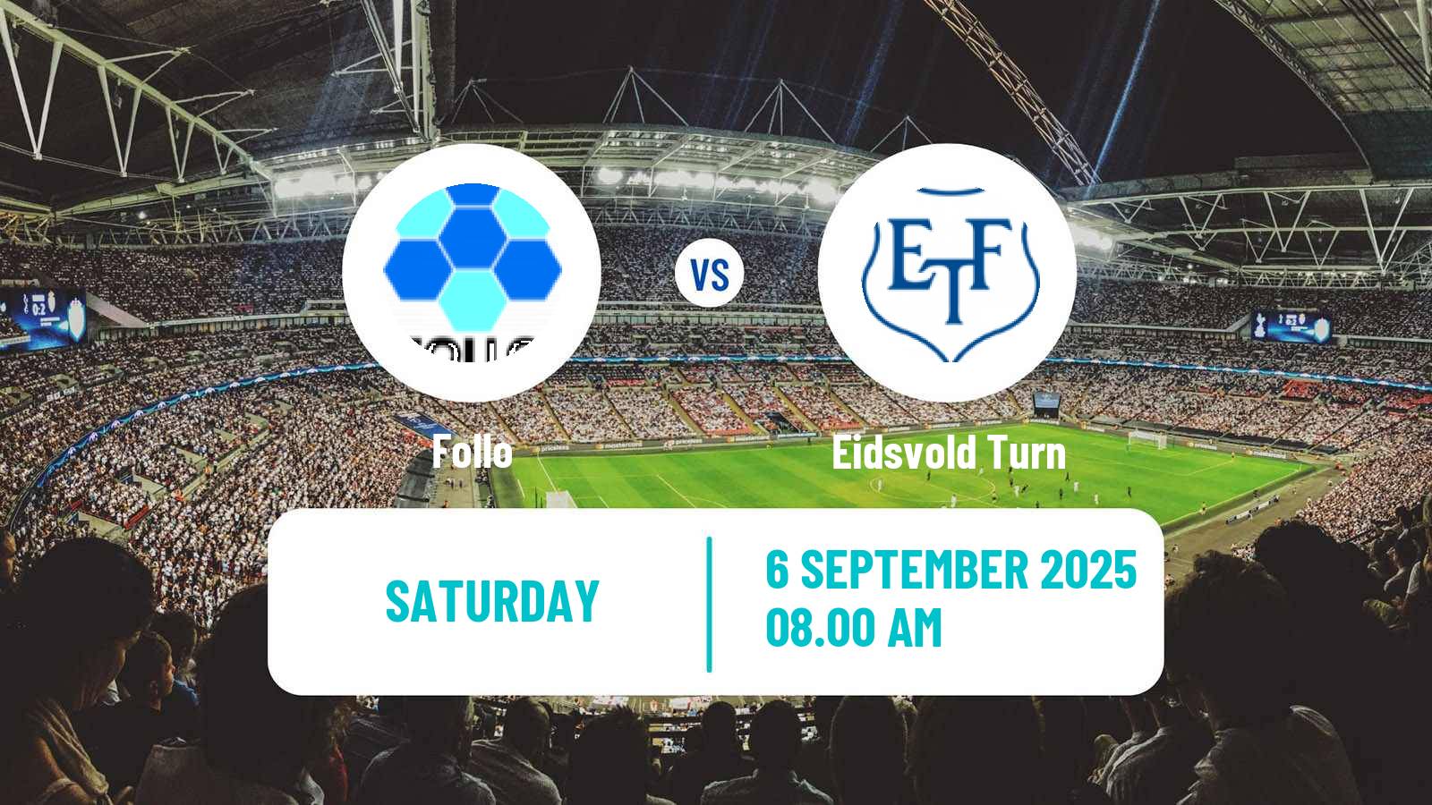 Soccer Norwegian Division 2 - Group 2 Follo - Eidsvold Turn