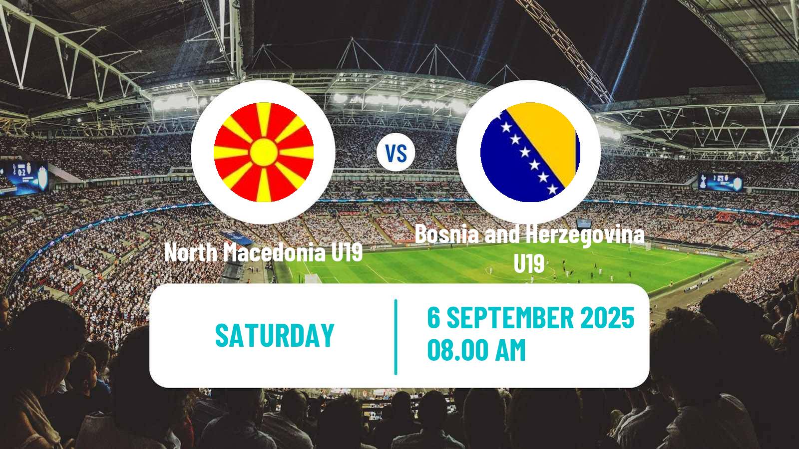 Soccer Friendly North Macedonia U19 - Bosnia and Herzegovina U19
