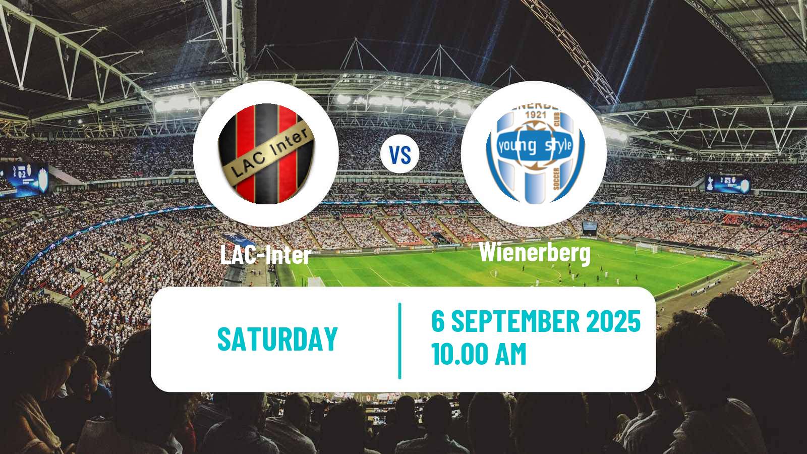 Soccer Austrian Landesliga Wien LAC-Inter - Wienerberg