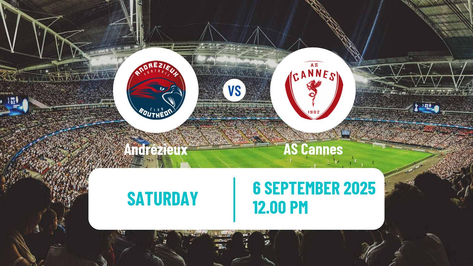 Soccer French National 2 - Group C Andrézieux - Cannes