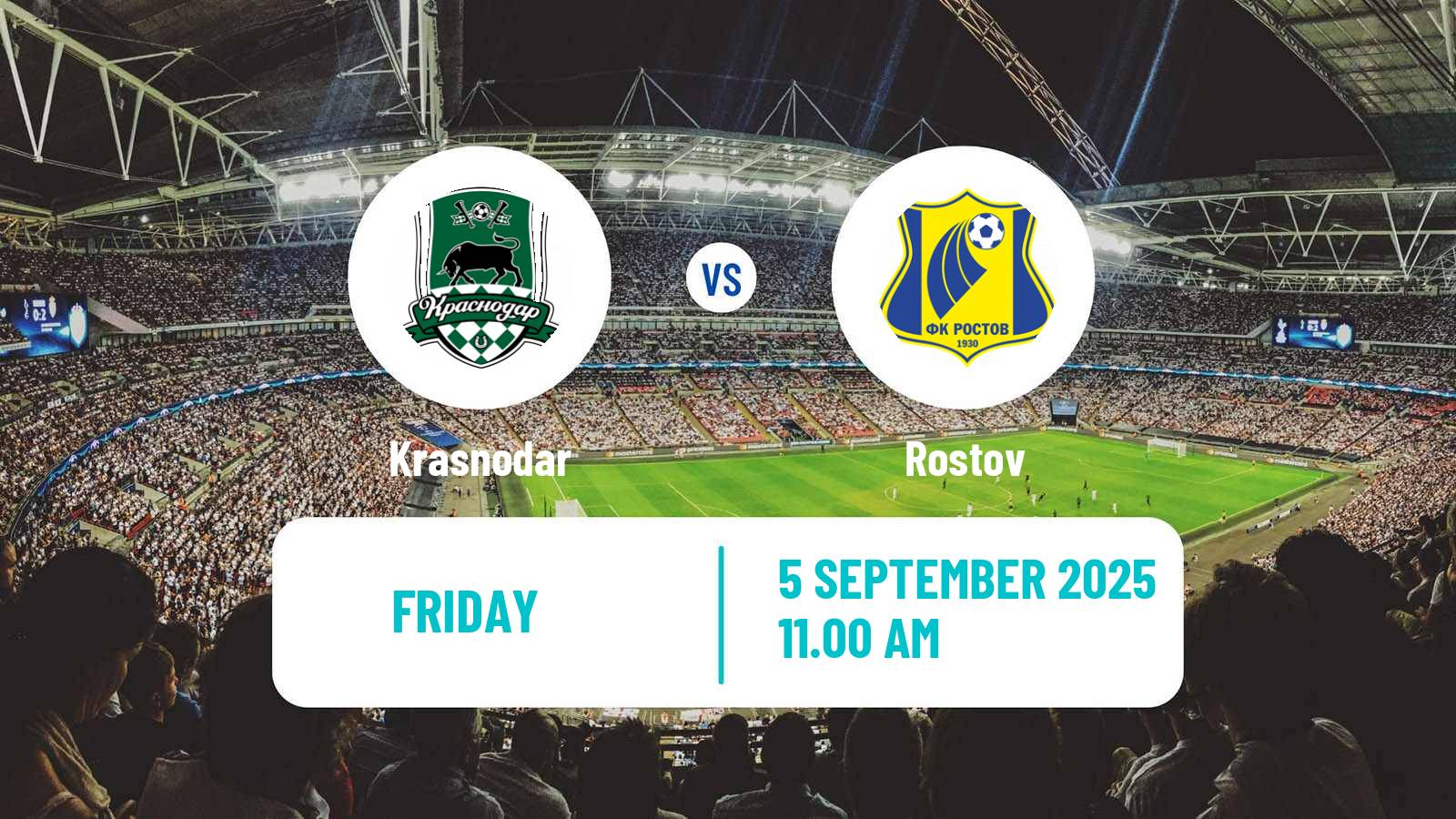 Soccer Russian Supreme Division Women Krasnodar - Rostov