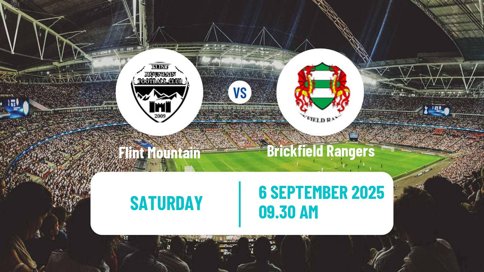 Soccer Welsh Cymru North Flint Mountain - Brickfield Rangers