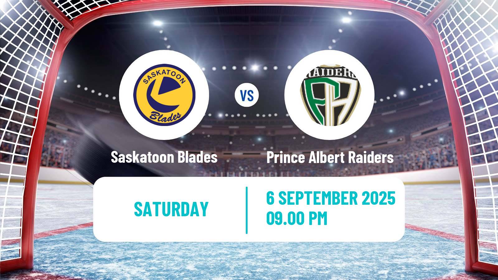 Hockey WHL Saskatoon Blades - Prince Albert Raiders