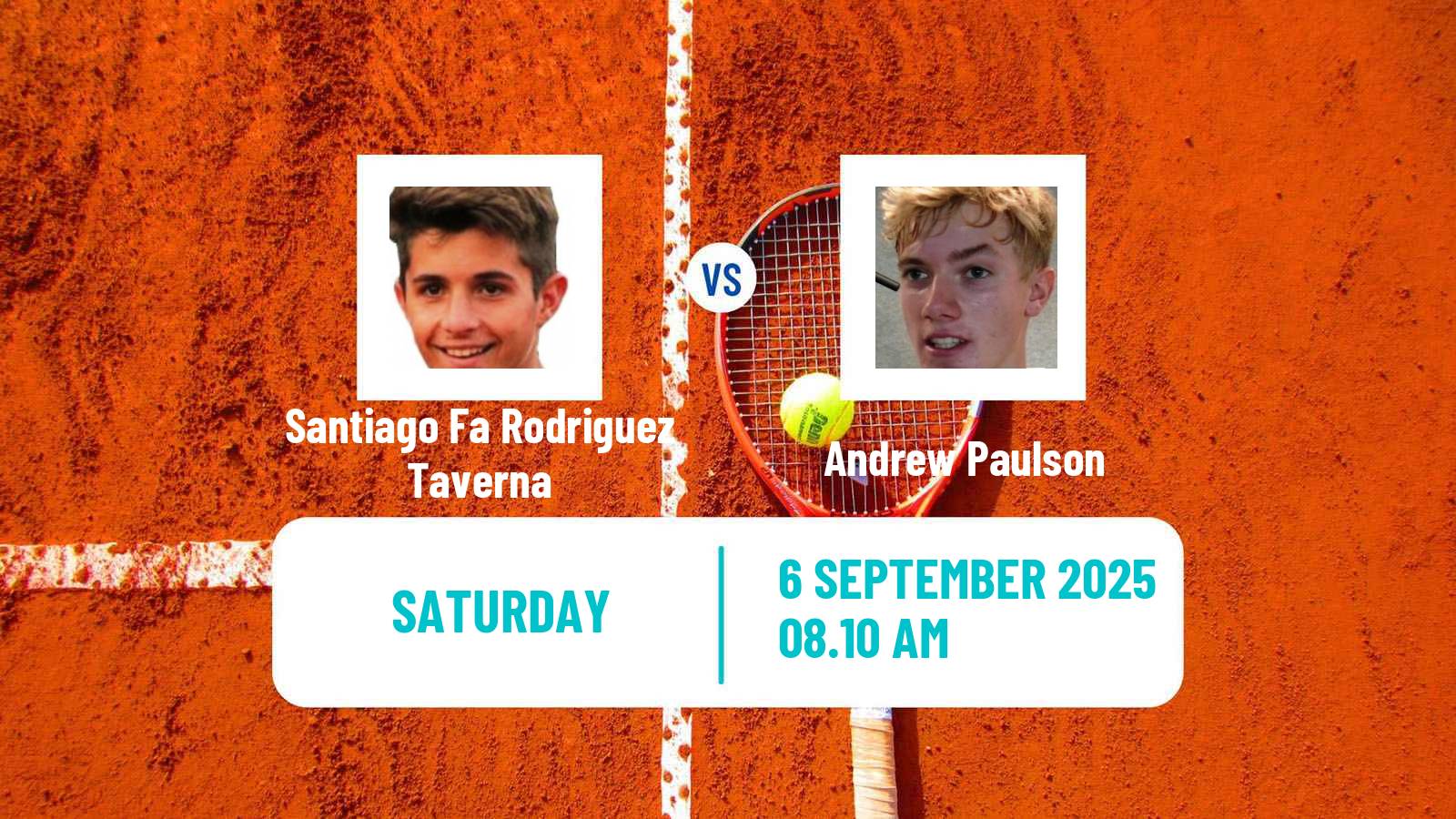 Tennis Tulln Challenger Men Santiago Fa Rodriguez Taverna - Andrew Paulson