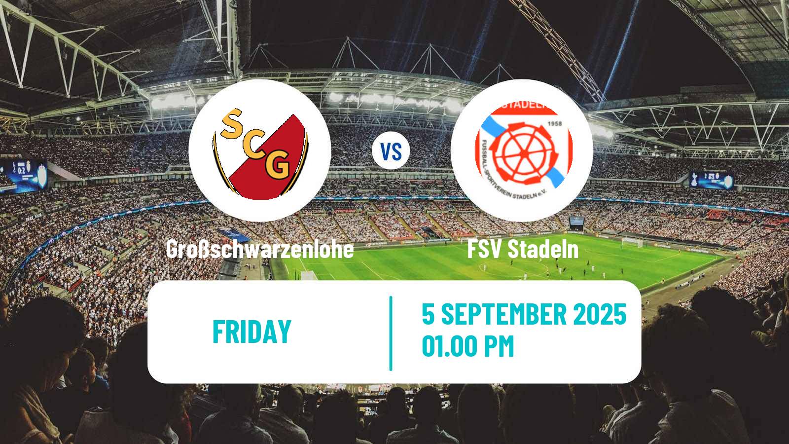 Soccer German Oberliga Bayern Nord Großschwarzenlohe - Stadeln