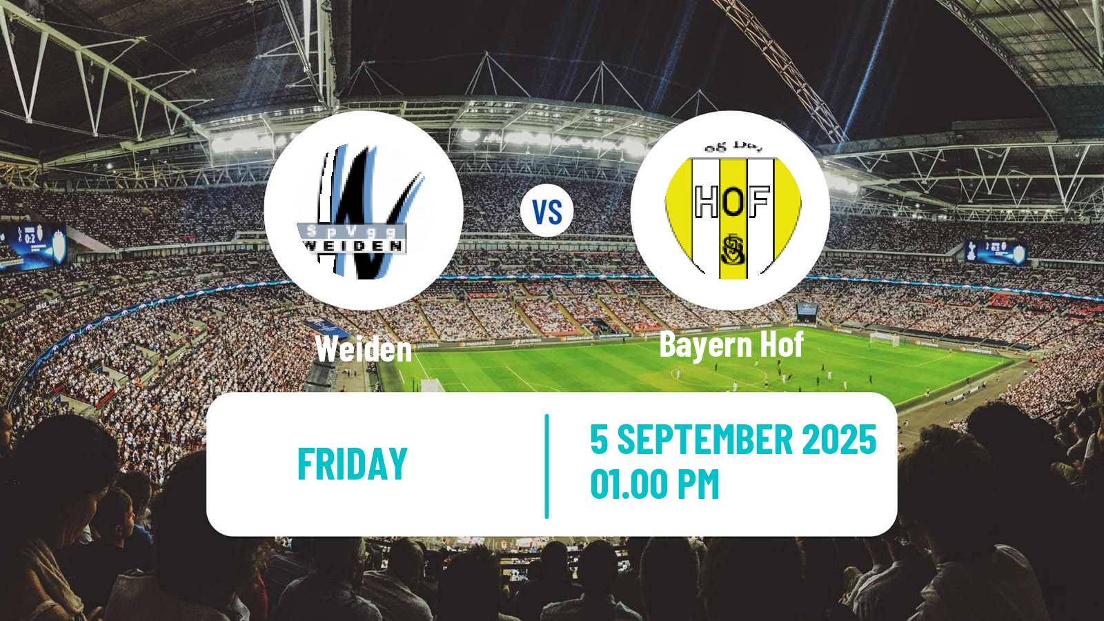Soccer German Oberliga Bayern Nord Weiden - Bayern Hof