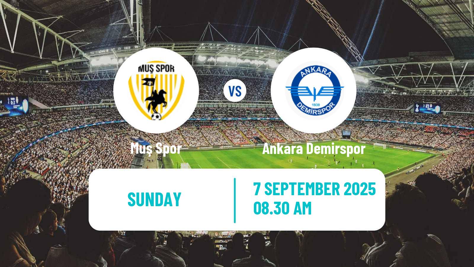 Soccer Turkish Second League Red Group Muş Spor - Ankara Demirspor