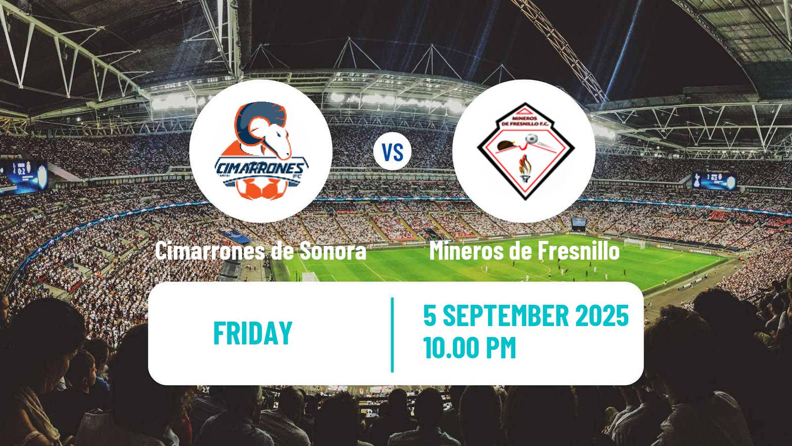 Soccer Mexican Liga Premier Serie A Cimarrones de Sonora - Mineros de Fresnillo