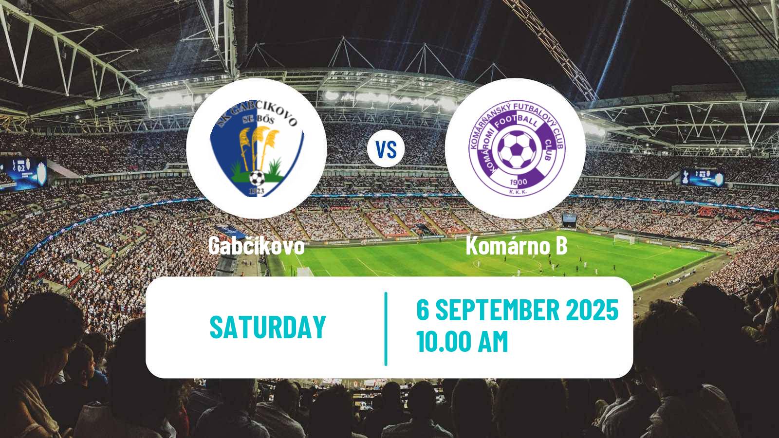 Soccer Slovak 3 Liga West Gabčíkovo - Komárno B