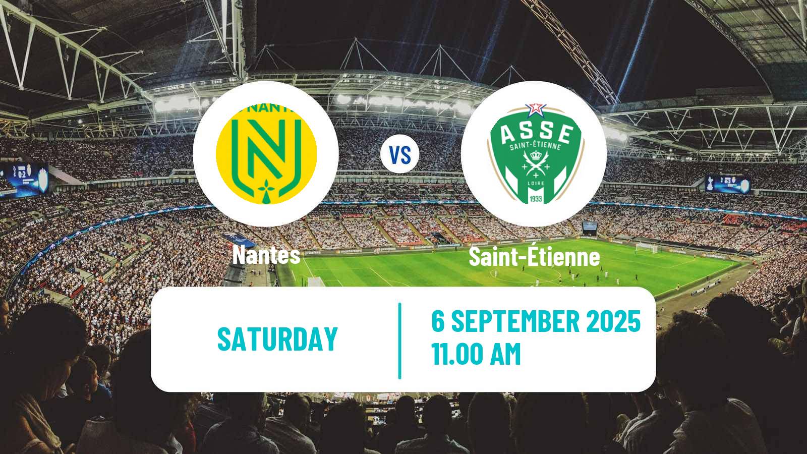 Soccer French Division 1 Women Nantes - Saint-Étienne