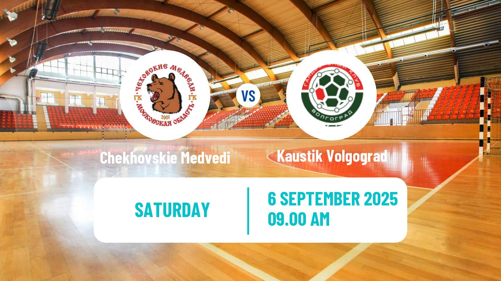 Handball Russian Superleague Handball Chekhovskie Medvedi - Kaustik Volgograd