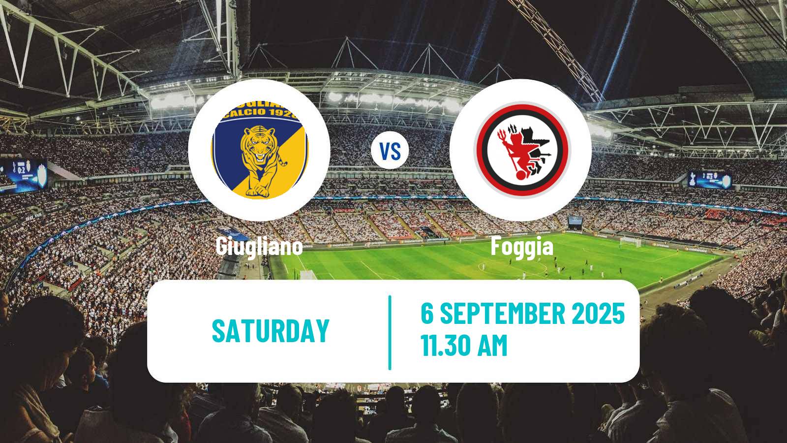 Soccer Italian Serie C Group C Giugliano - Foggia