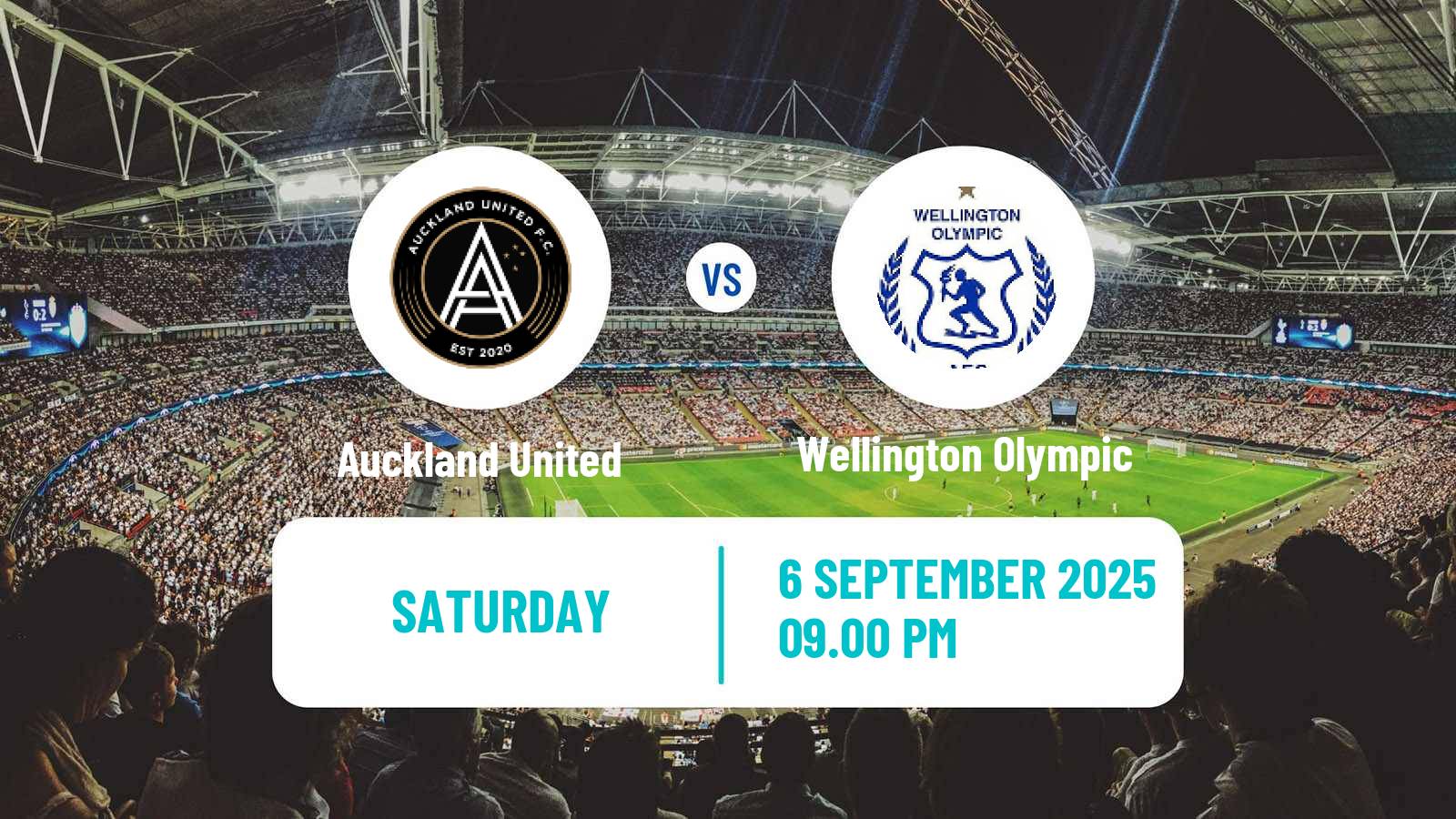 Soccer New Zealand Chatham Cup Auckland United - Wellington Olympic