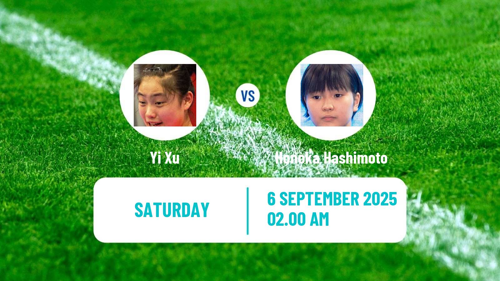 Table tennis Wtt Contender Almaty Women Yi Xu - Honoka Hashimoto