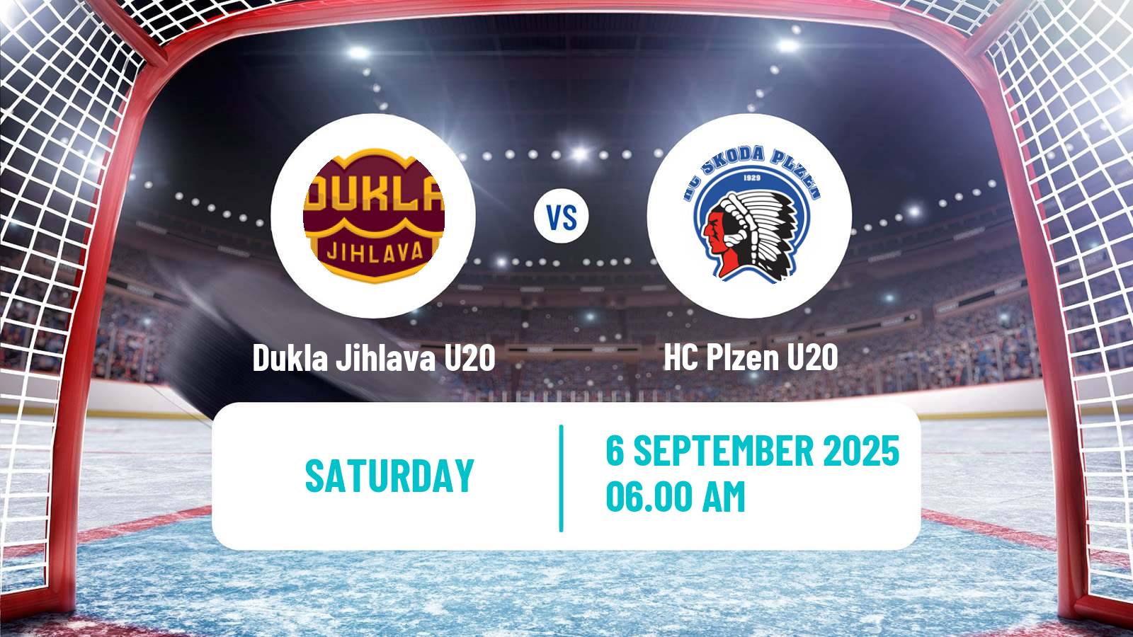 Hockey Czech ELJ Dukla Jihlava U20 - Plzen U20