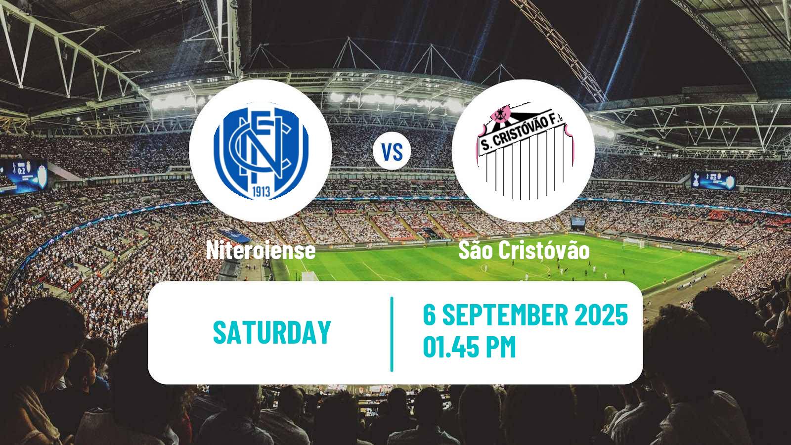 Soccer Brazilian Carioca B1 Niteroiense - São Cristóvão