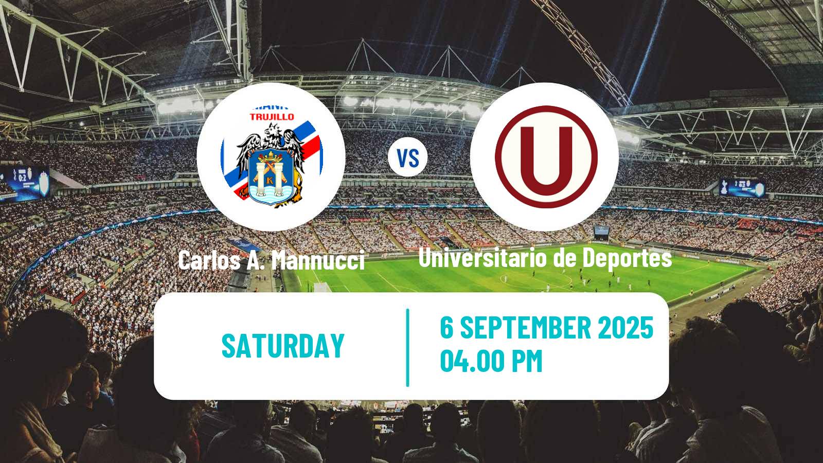 Soccer Peruvian Liga Women Carlos A. Mannucci - Universitario de Deportes