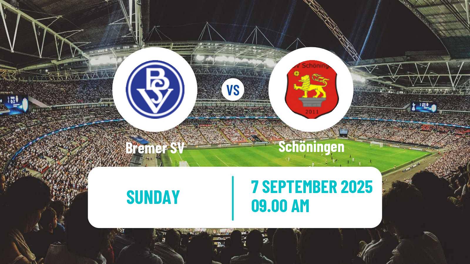 Soccer German Regionalliga North Bremer SV - Schöningen