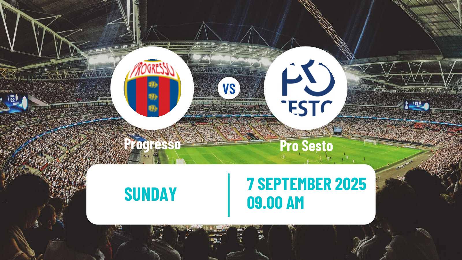 Soccer Italian Serie D - Group D Progresso - Pro Sesto