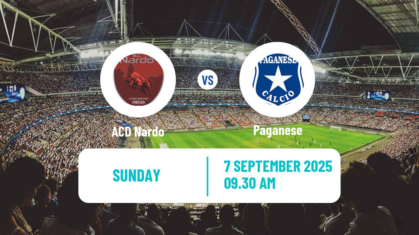 Soccer Italian Serie D - Group H Nardo - Paganese
