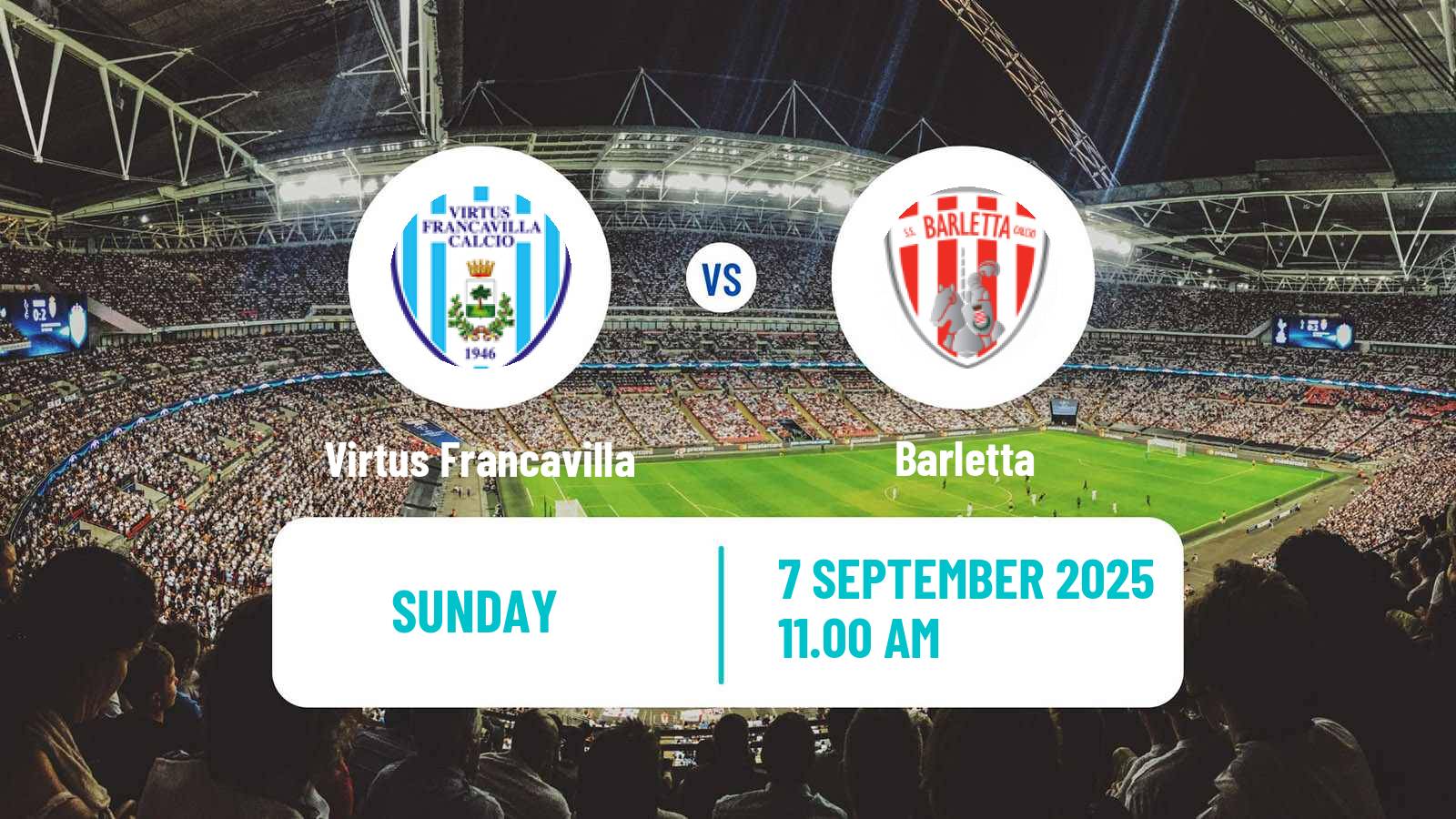 Soccer Italian Serie D - Group H Virtus Francavilla - Barletta