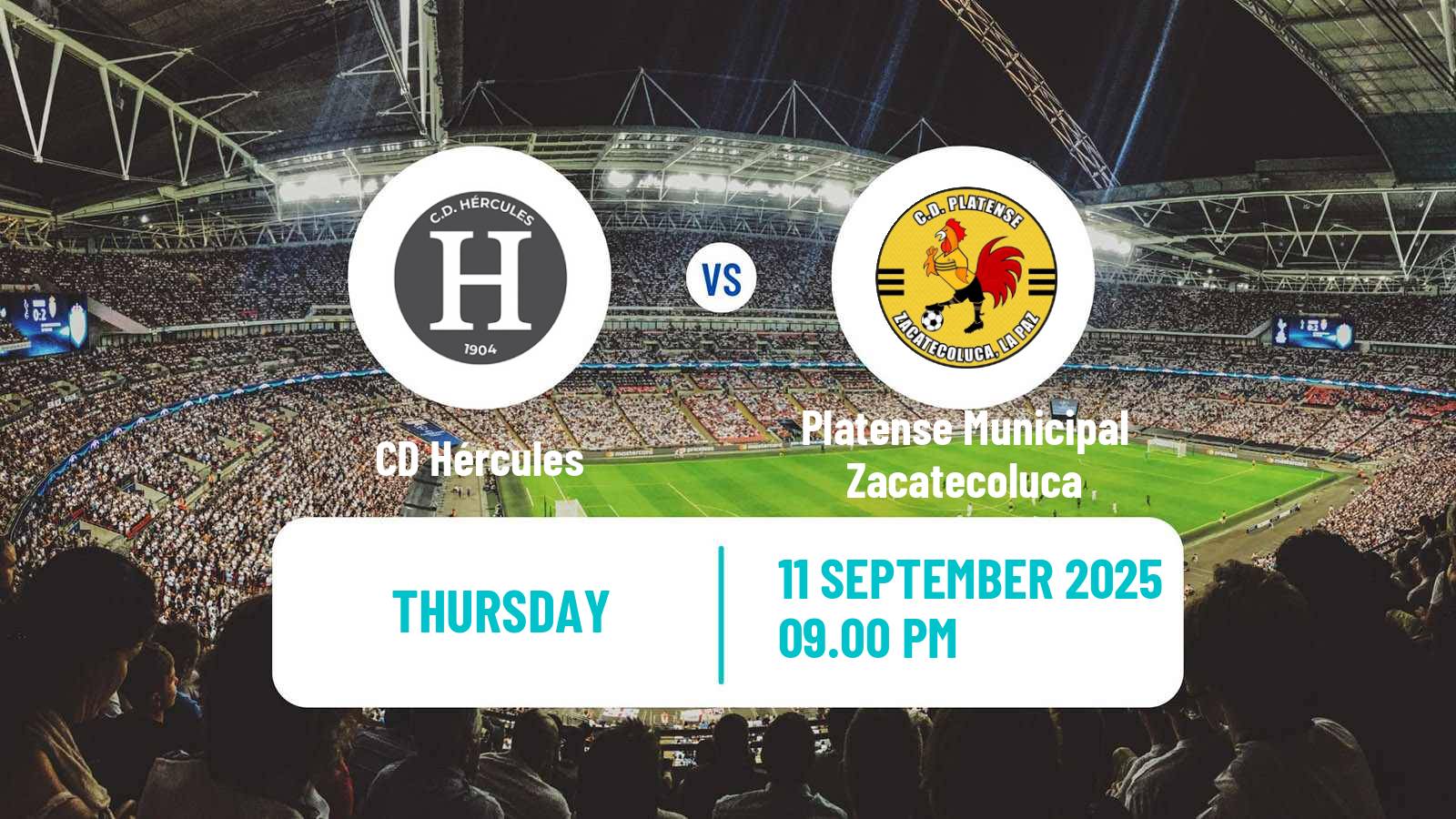 Soccer El Salvador Primera Division Hércules - Platense Municipal Zacatecoluca