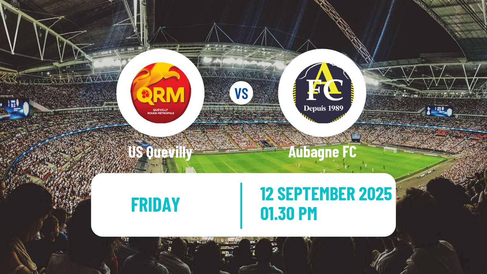 Soccer French National League Quevilly - Aubagne