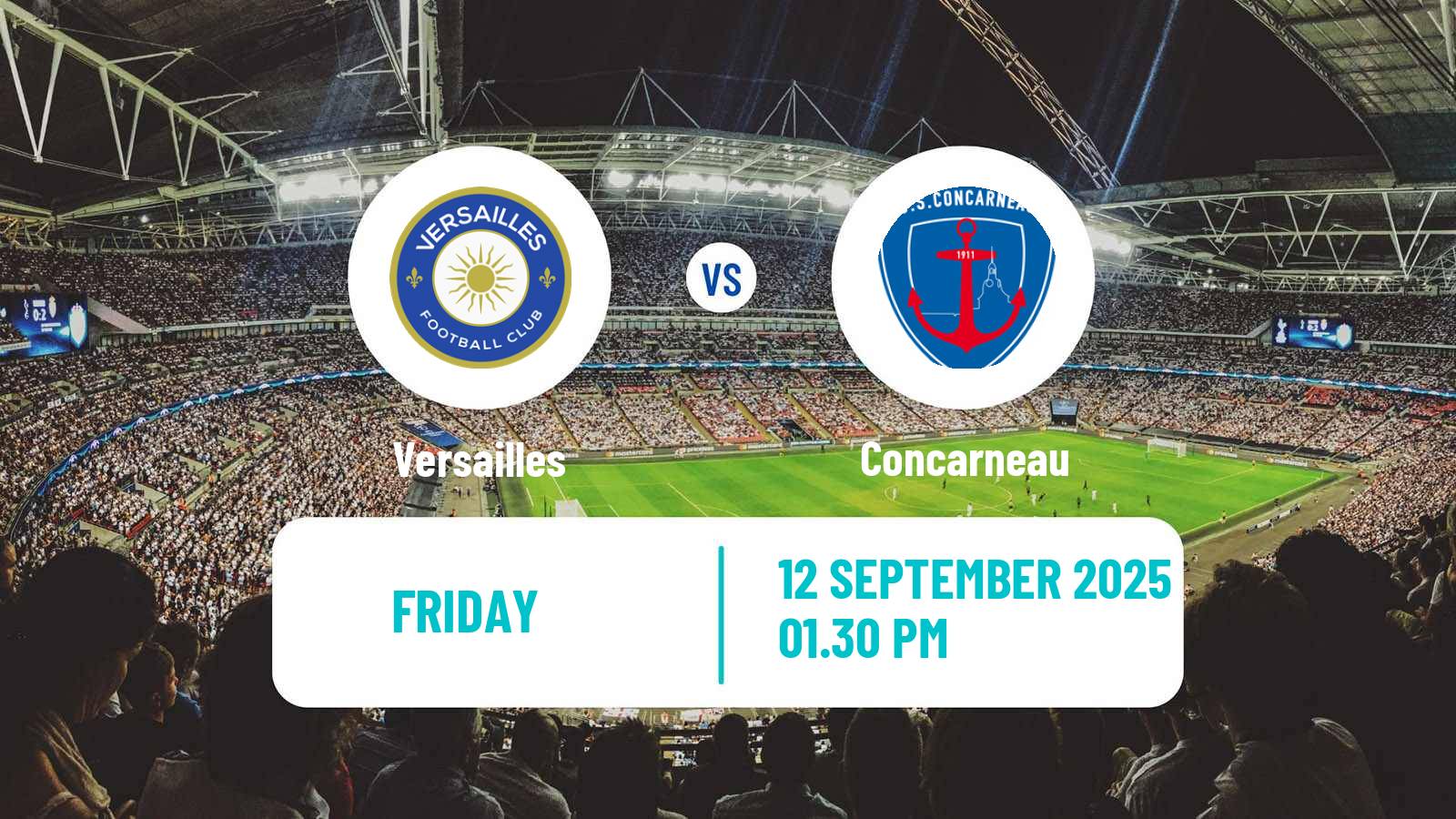 Soccer French National League Versailles - Concarneau