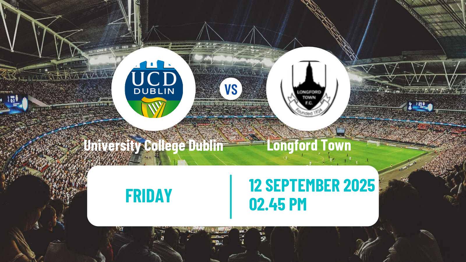 Soccer Irish Division 1 University College Dublin - Longford Town